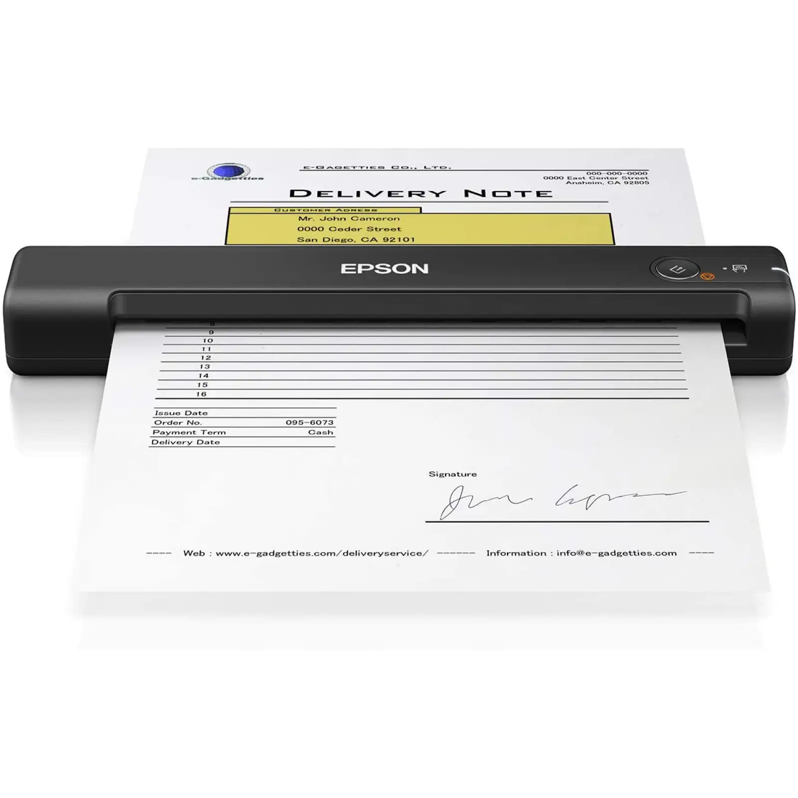 Сканер Epson WorkForce ES-50 (B11B252401)