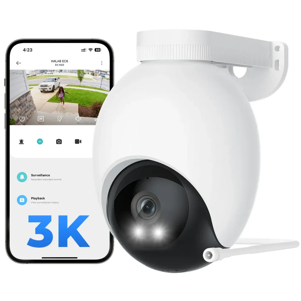IP-камера видеонаблюдения IMILAB EC6 3K Spotlight Camera (CMSXJ65A) EU
