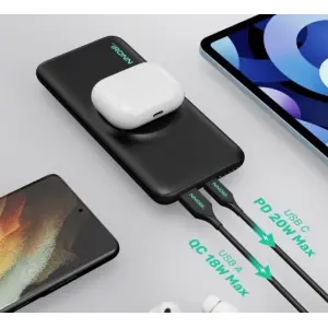 Внешний аккумулятор iRONN Magnetic Wireless 10000mAh Black (IR2015MWH)