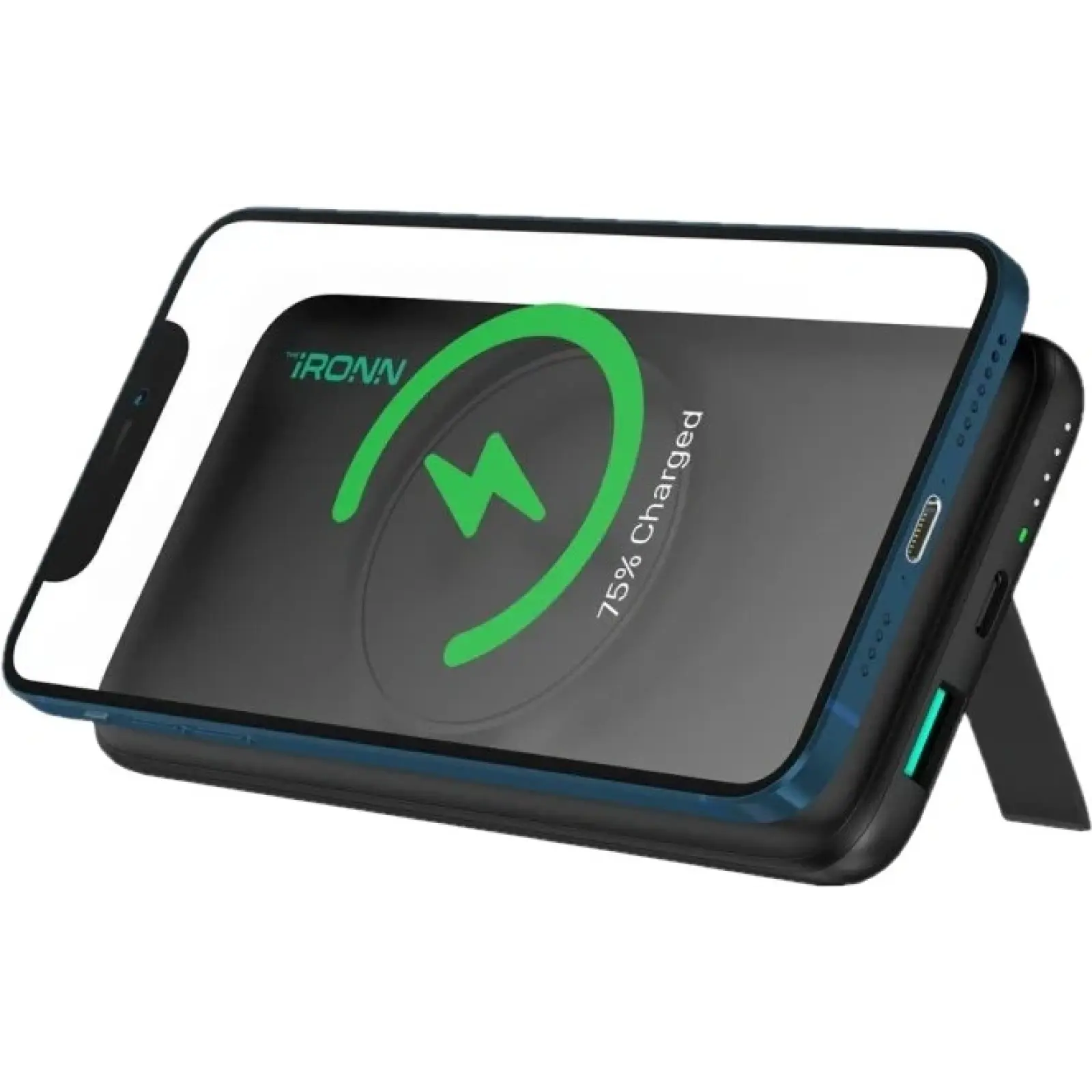 Внешний аккумулятор iRONN Magnetic Wireless 10000mAh Black (IR2015MWH)