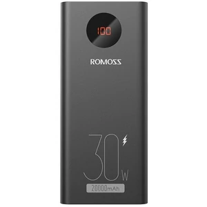 Зовнішній акумулятор Romoss 20000mAh PEA20 30W Black (PEA20-192-2111H) UA