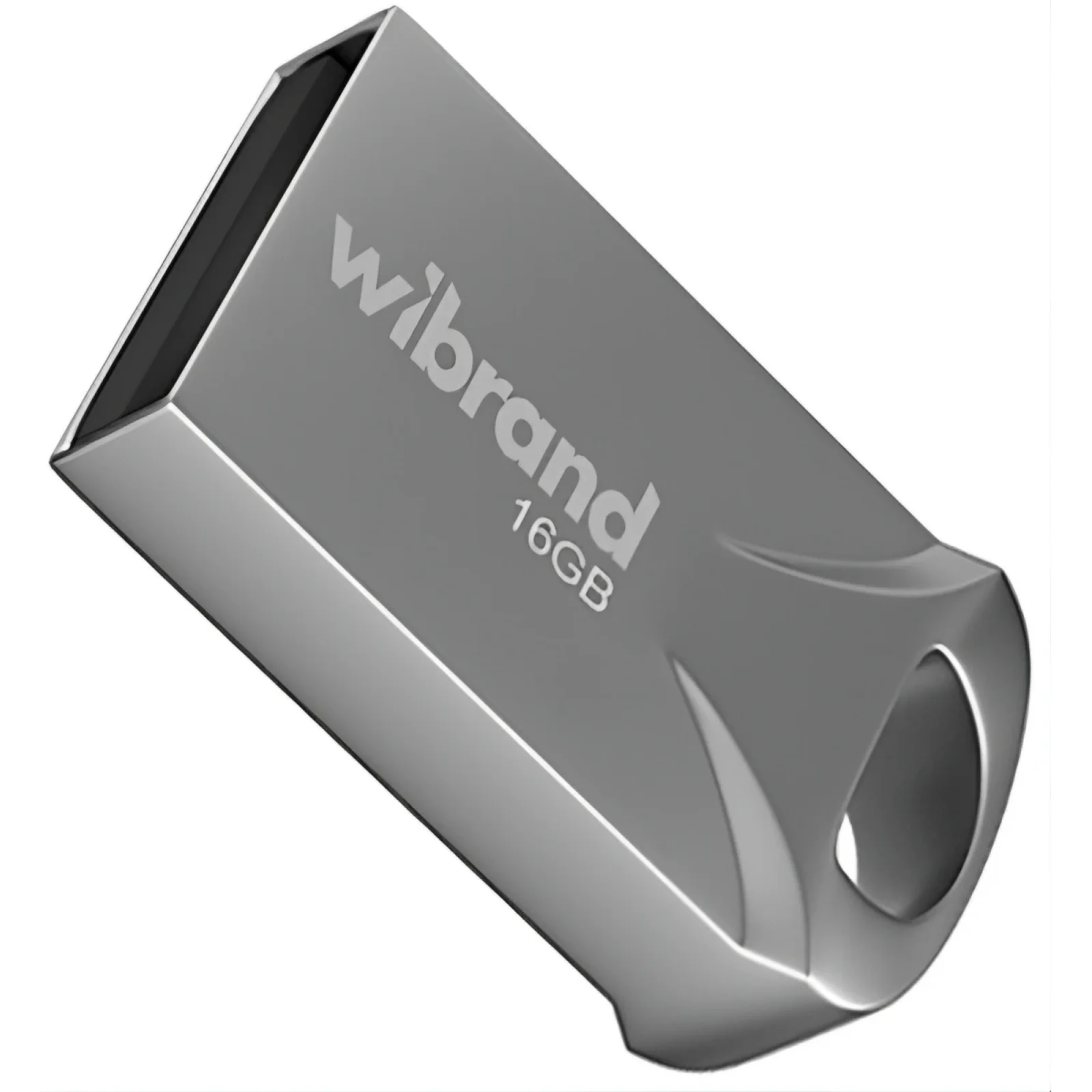 USB накопичувач Wibrand 16GB Hawk Silver USB 2.0 (WI2.0/HA16M1S)