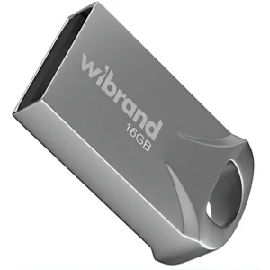 USB накопичувач Wibrand 16GB Hawk Silver USB 2.0 (WI2.0/HA16M1S)