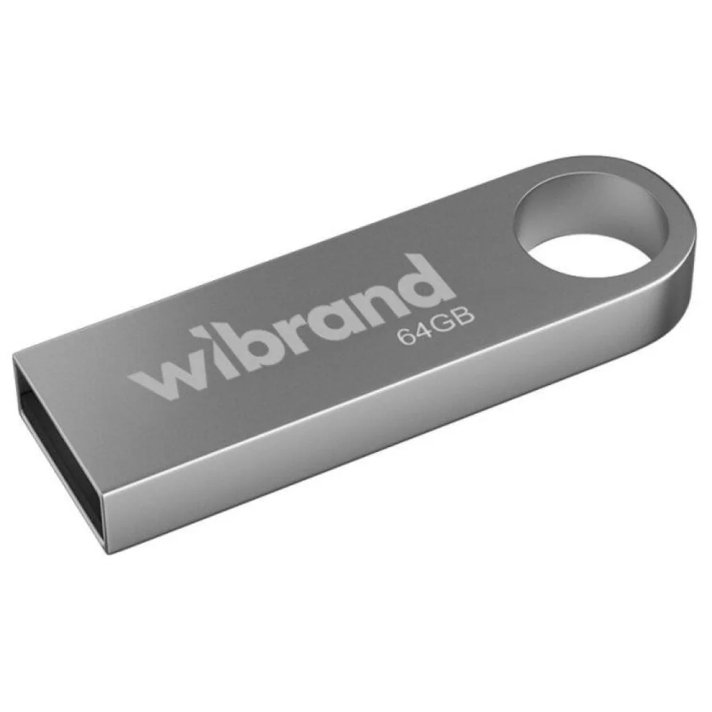 USB накопитель Wibrand 64 GB Puma Silver USB 2.0 (WI2.0/PU64U1S)