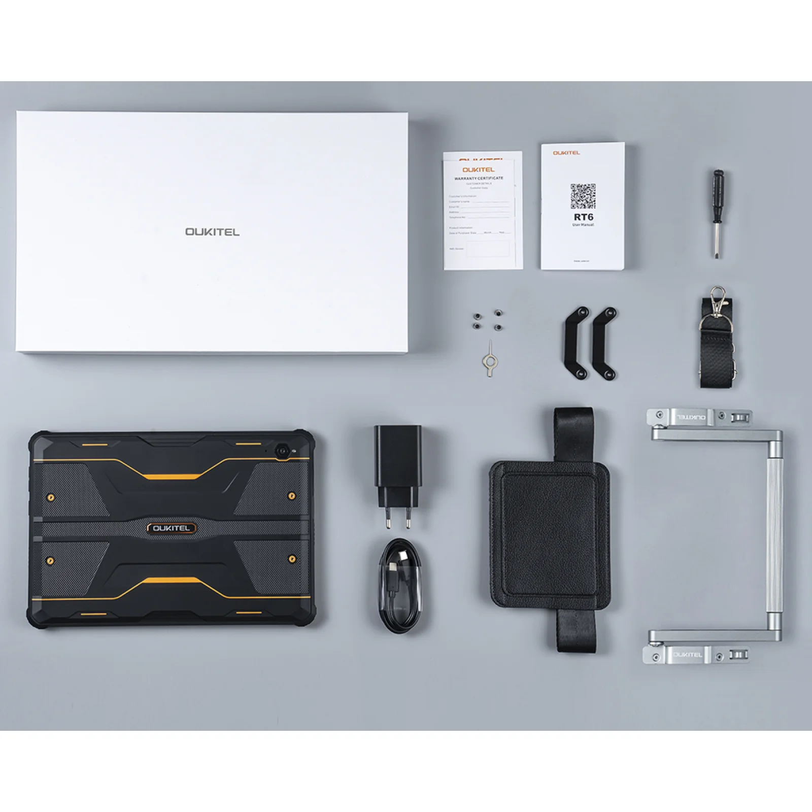 Планшет Oukitel RT6 8/256GB WiFi+4G Black/Orange