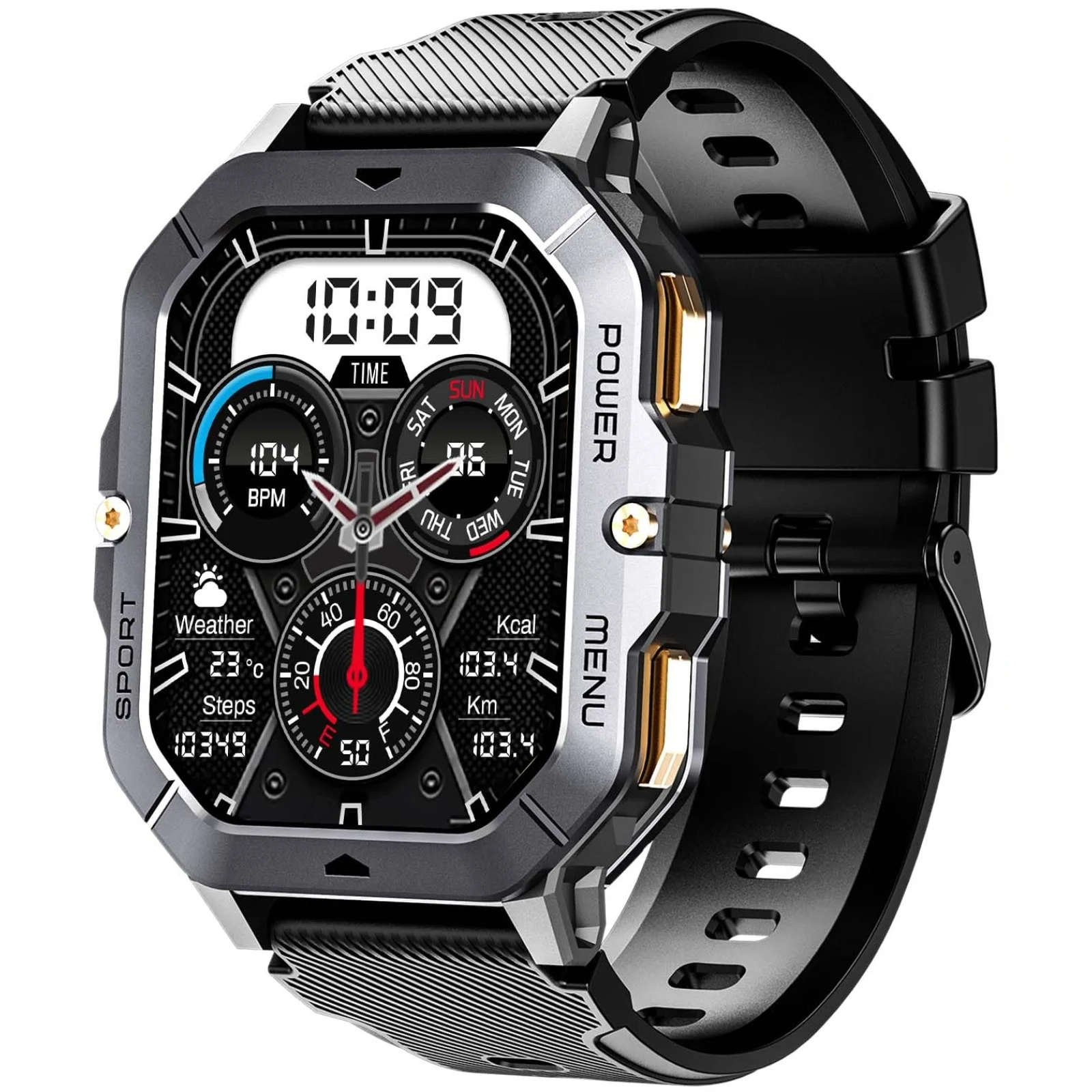 Смарт-годинник Oukitel BT101 Black EU