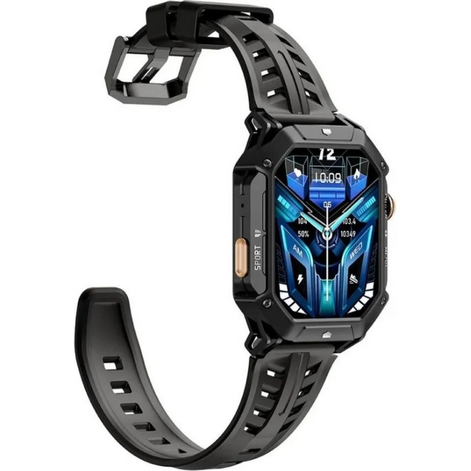 Смарт-годинник Oukitel BT80 Black (6931940754668) EU