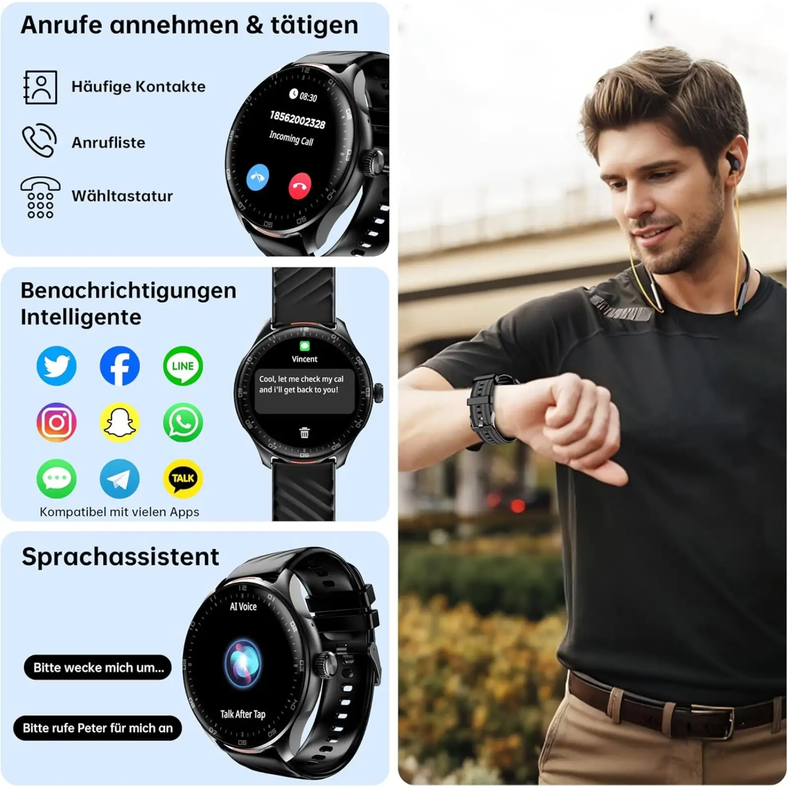 Смарт-годинник Oukitel V6 Black UA