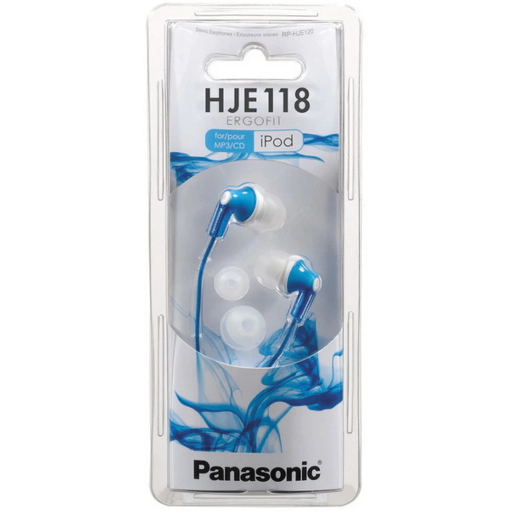 Навушники внутрішнього типу PANASONIC RP-HJE118GU-A Blue