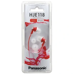 Навушники внутрішнього типу PANASONIC RP-HJE118GU-R Red