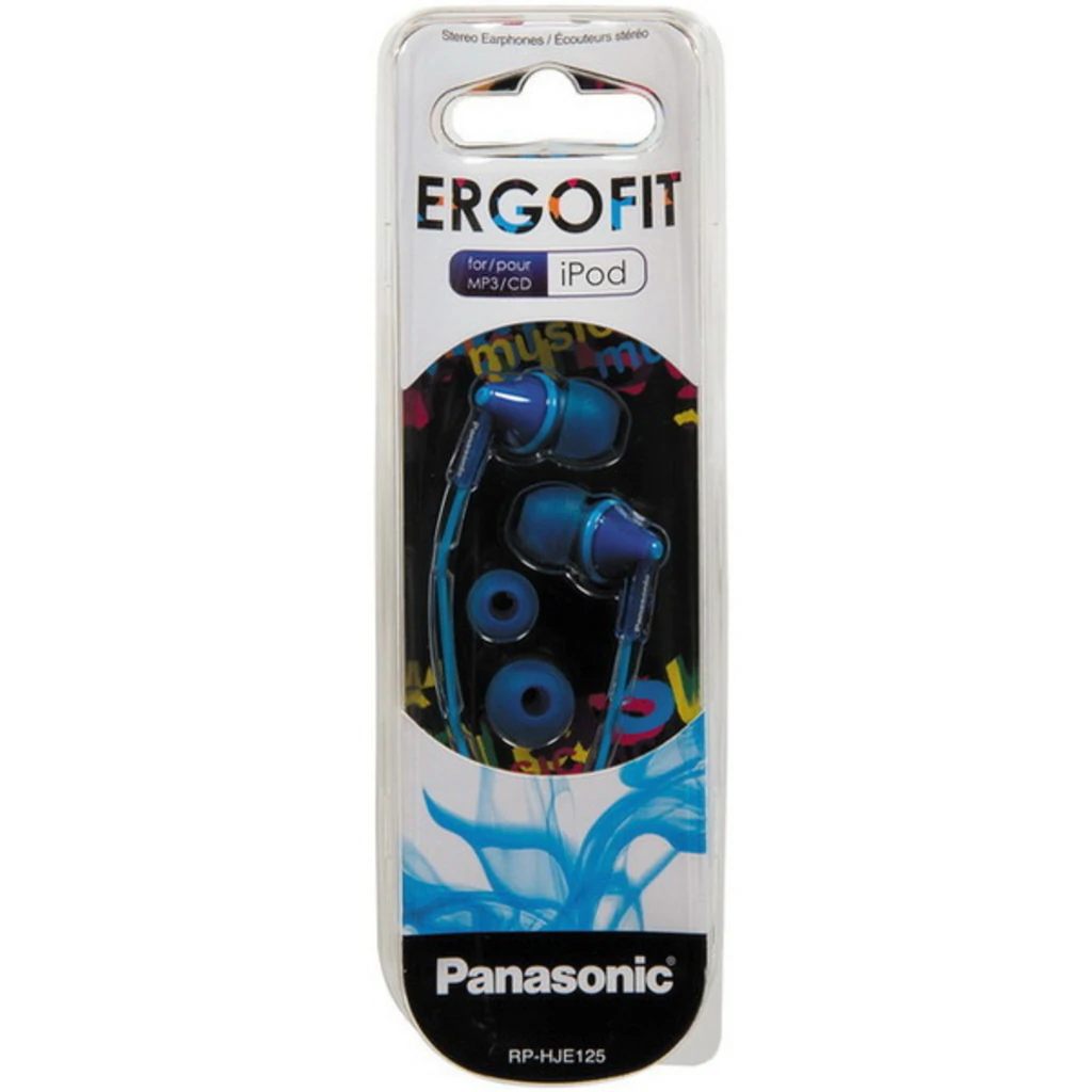 Навушники внутрішнього типу PANASONIC RP-HJE125E-A Blue