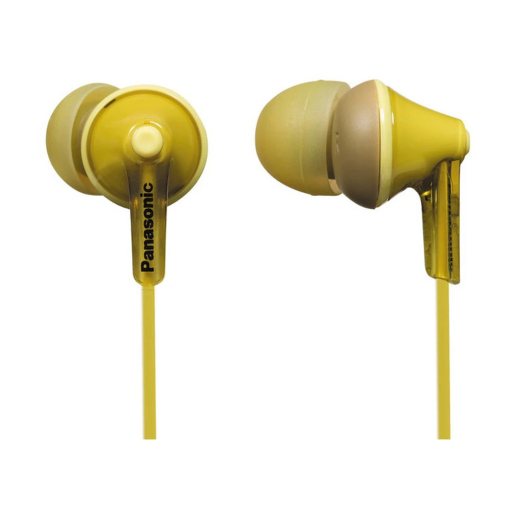 Наушники-вкладыши PANASONIC RP-HJE125E-Y Yellow