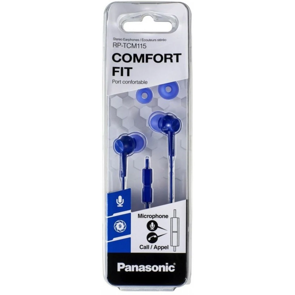 Наушники-вкладыши PANASONIC RP-TCM115GC-A Blue