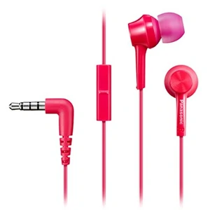 Цвет: Розовый - Наушники-вкладыши PANASONIC RP-TCM115GC-P Pink