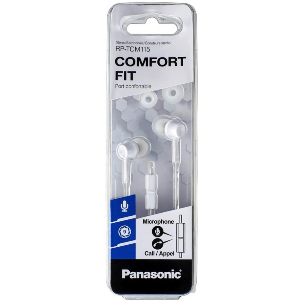 Наушники-вкладыши PANASONIC RP-TCM115GC-W White