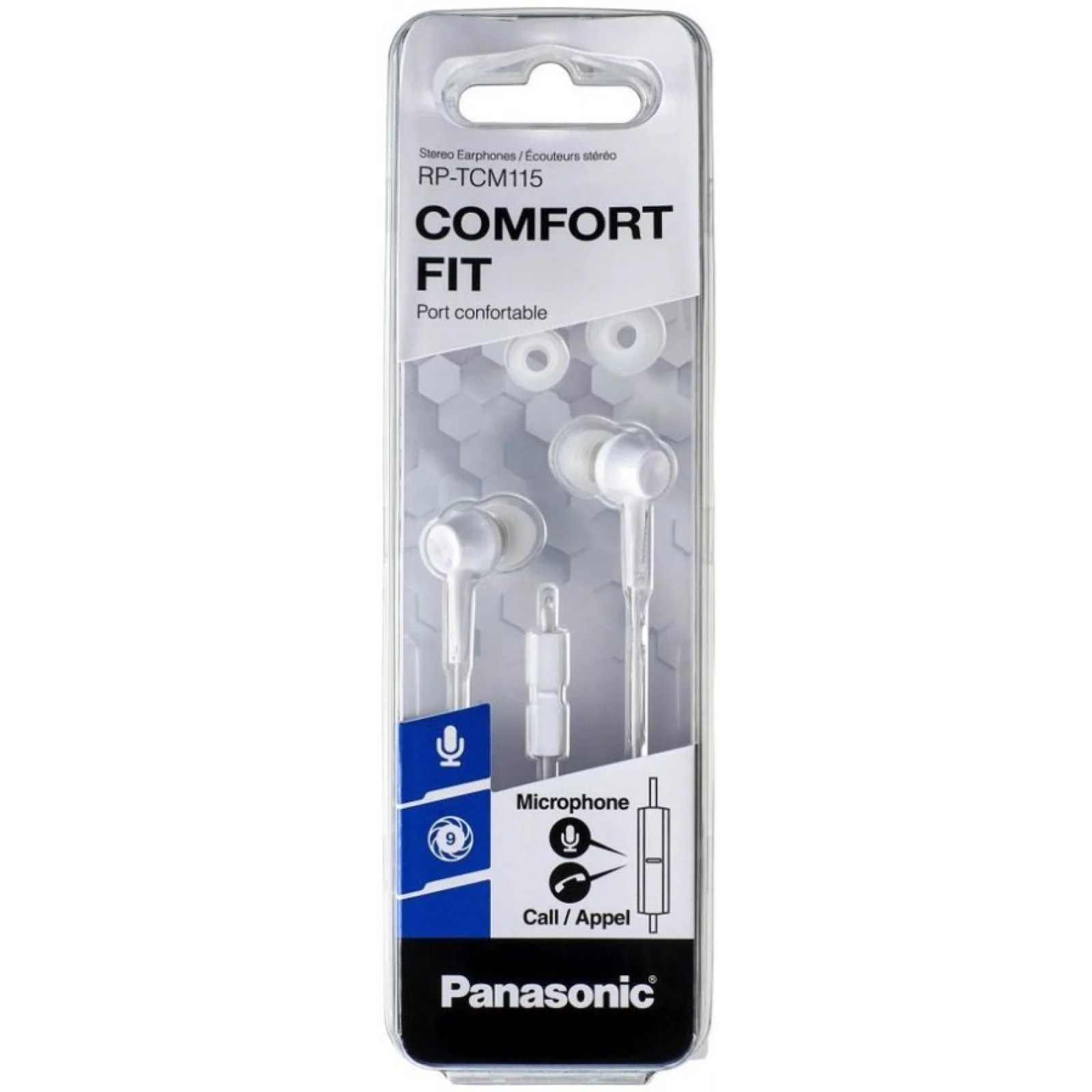 Наушники-вкладыши PANASONIC RP-TCM115GC-W White