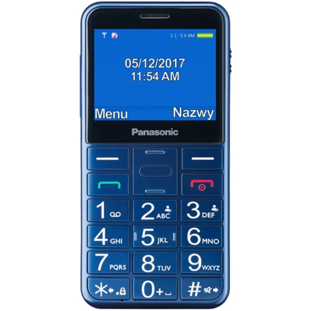 Мобільний телефон Panasonic KX-TU155 Blue (KX-TU155EXCN) UA