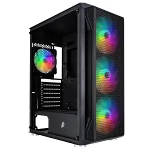 Корпус 1stPlayer X4-4F1 Black 600W UA