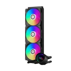 Водяное охлаждение PcCooler DA360 V2 ARGB Black (DA360V2-BKAWXX-GL) UA