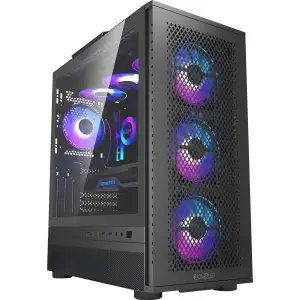 Корпус PcCooler CPS ME200 MESH Black (ME200 MESH BK) UA
