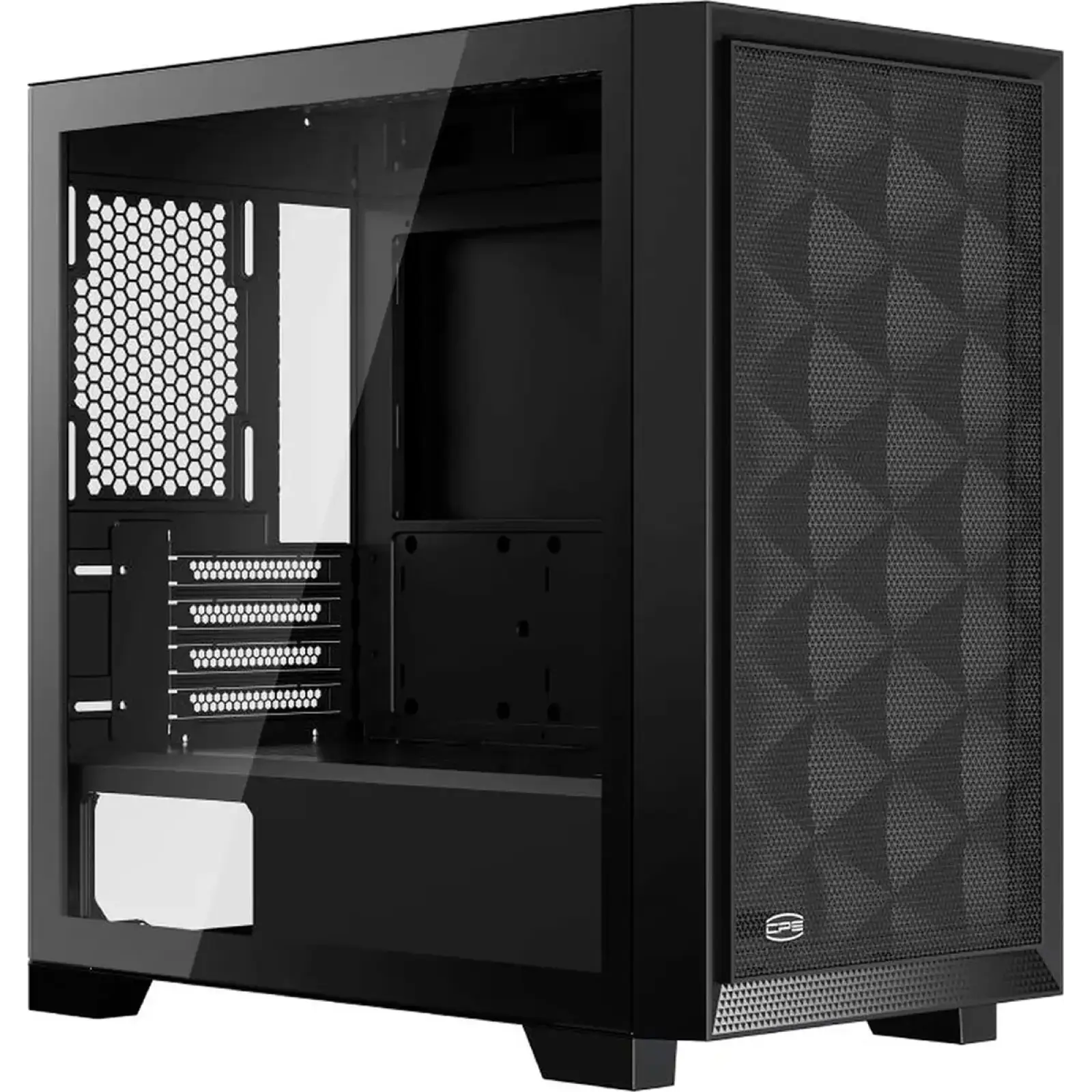 Корпус PcCooler CPS C3D310 Black Без БЖ (C3D310-BKP0-GL) UA