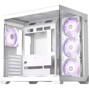 Корпус PcCooler CPS C3 T700 ARGB WH Без БЖ (C3-T700WHD401-GL) UA