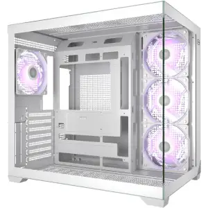 Корпус PcCooler CPS C3 T700 ARGB WH Без БЖ (C3-T700WHD401-GL) UA