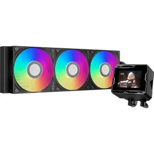 Водяное охлаждение PCCooler GT360M ARGB Display BK (GT360M-BKAWXX-GL) UA