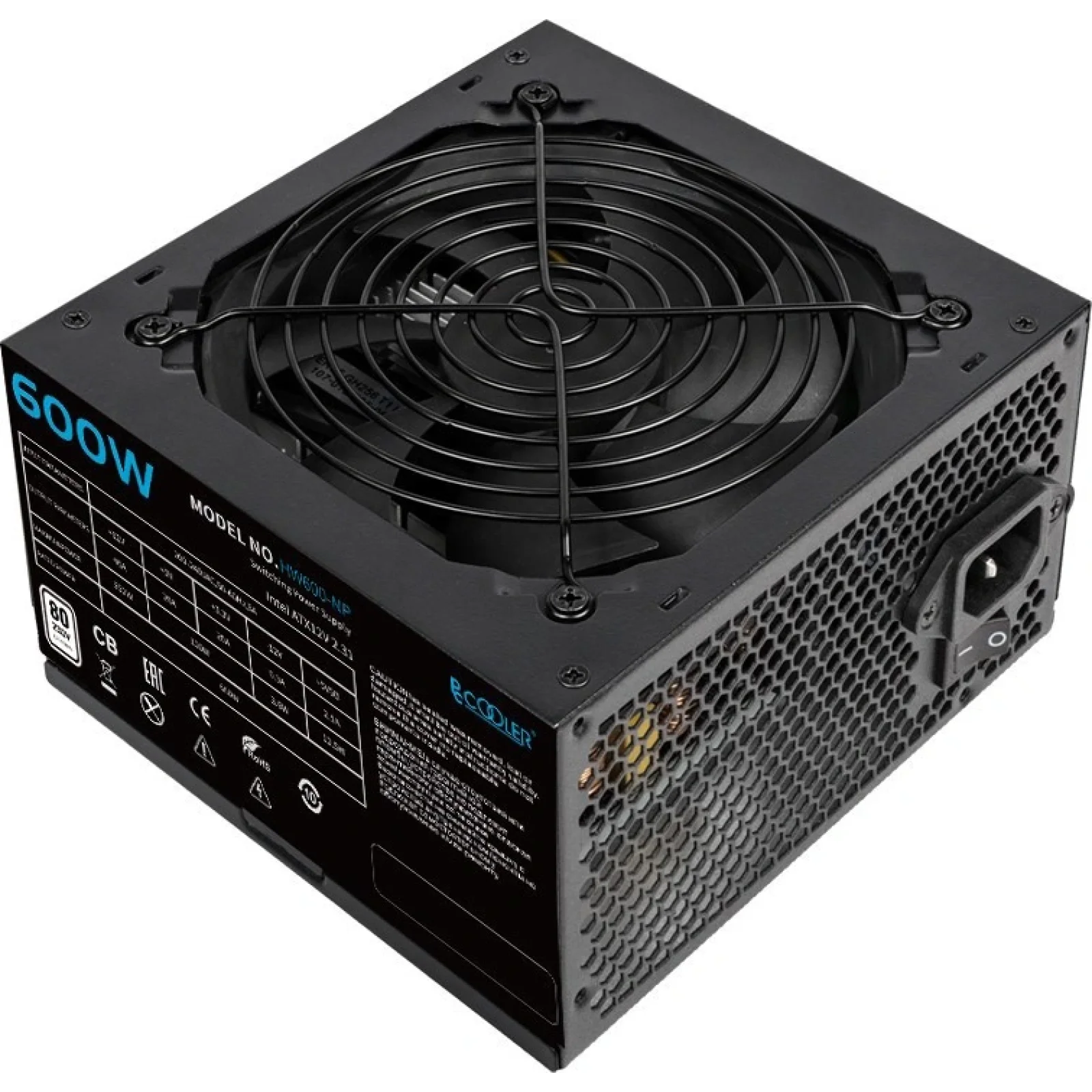 Блок живлення PcCooler HW600-NP (HW600-NP) UA