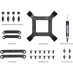 Водяное охлаждение PCCooler DA360 Pro ARGB Digital BK (DA360Pro-BKAWXX-GL) UA