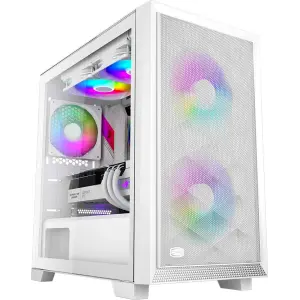 Корпус PcCooler CPS C3D310 WH ARGB Без БЖ (LxWxH) UA