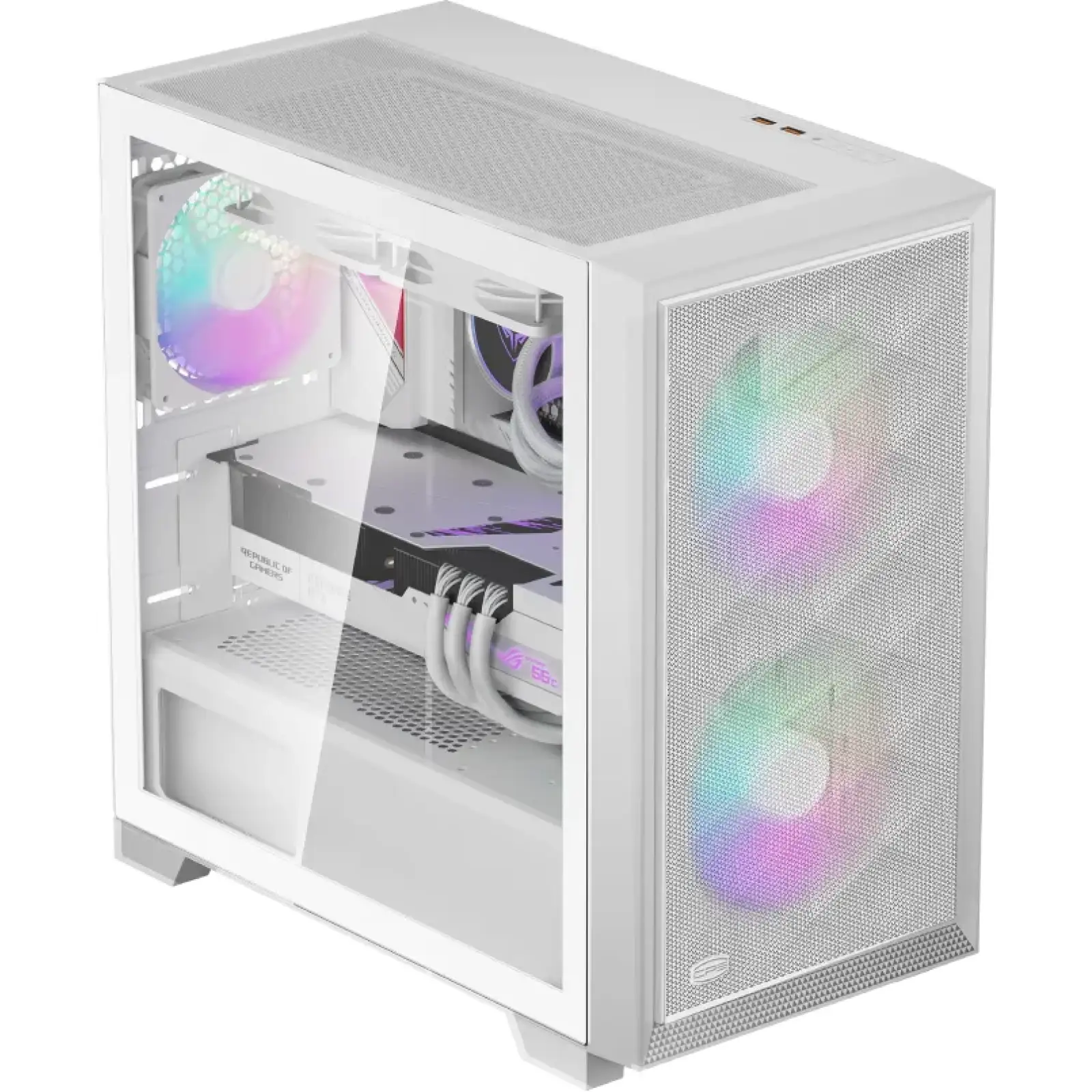 Корпус PcCooler CPS C3D310 WH ARGB Без БЖ (LxWxH) UA