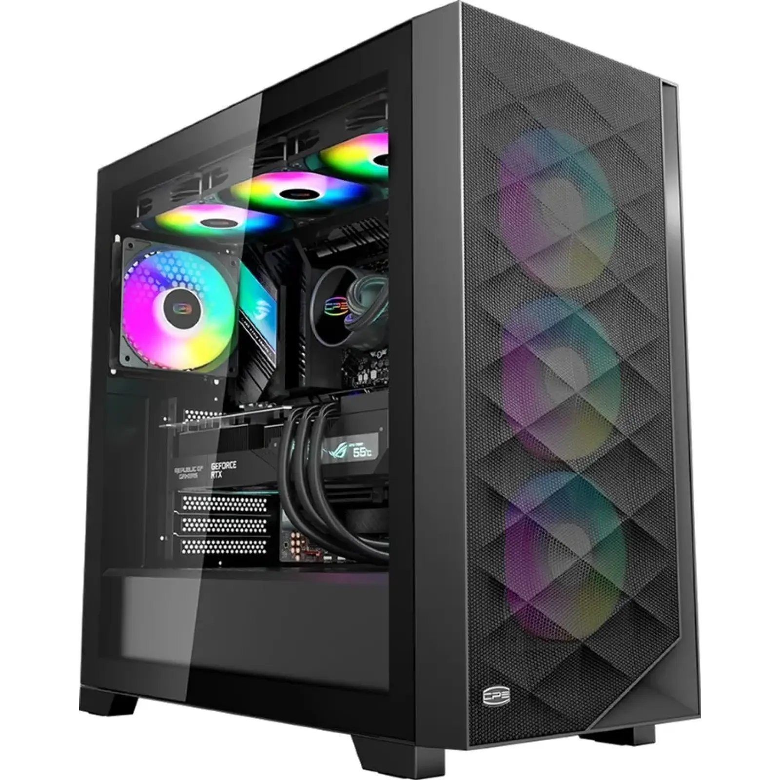 Корпус PcCooler CPSC3D510 BK ARGB Без БЖ UA