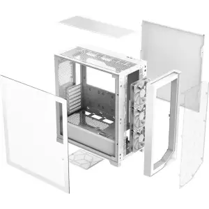 Корпус PcCooler CPS C3D510 WH ARGB Без БП (LxWxH) UA