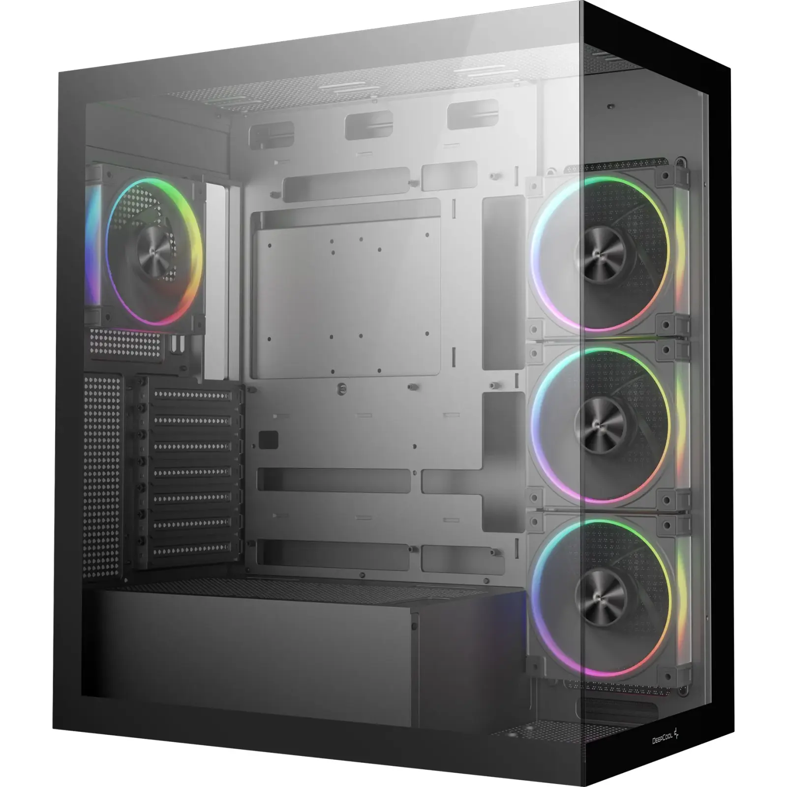 Корпус Deepcool CG580 4F V2 Black Без БЖ (R-CG580-BKADA4-G-2) UA