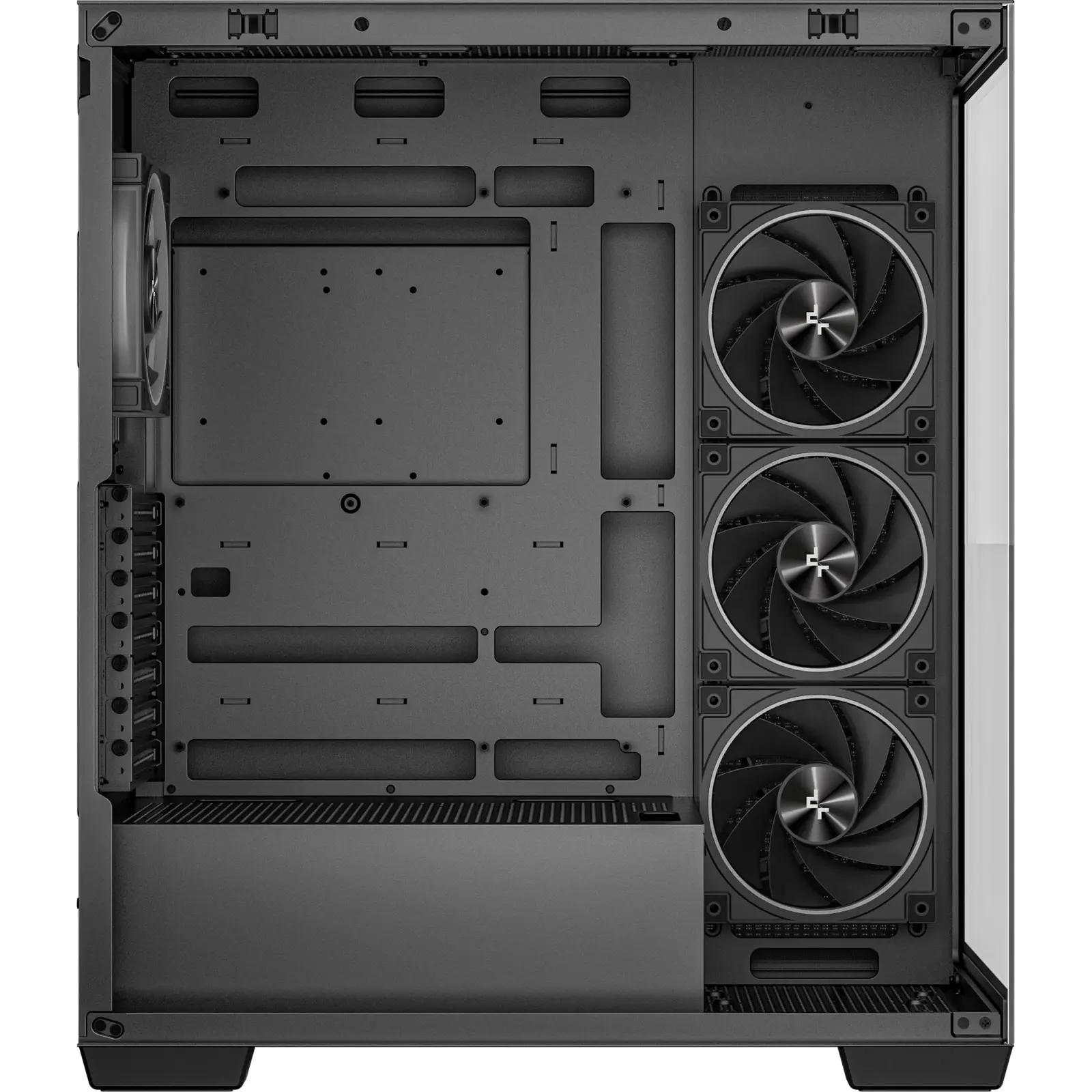Корпус Deepcool CG580 4F V2 Black Без БЖ (R-CG580-BKADA4-G-2) UA