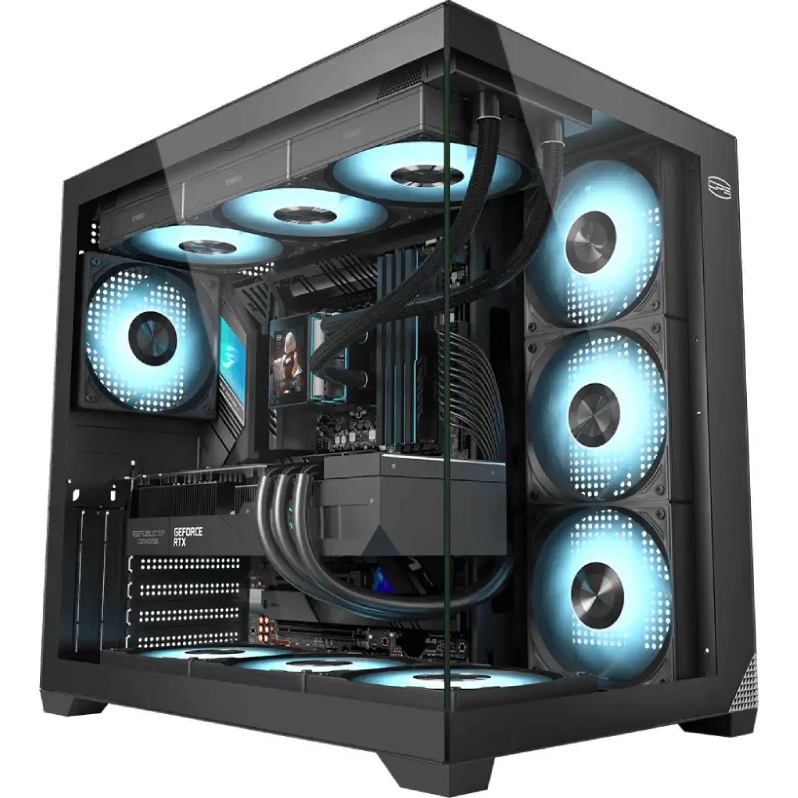 Корпус PcCooler CPS C3 T700 BK Без БЖ (C3-T700BKD001-GL) UA