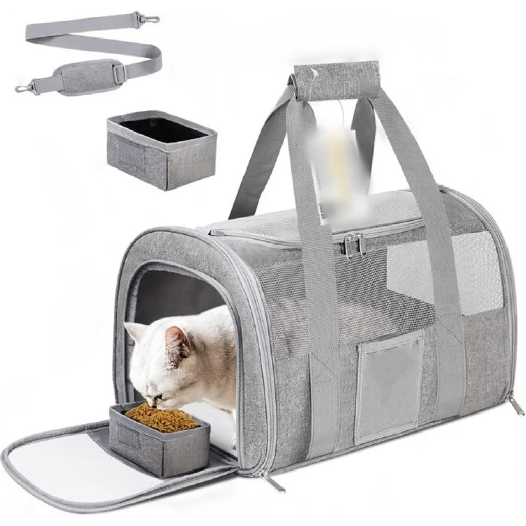 Переноска NN Pet Outdoor Travel Cat Carrier Bag Grey (APJ039)