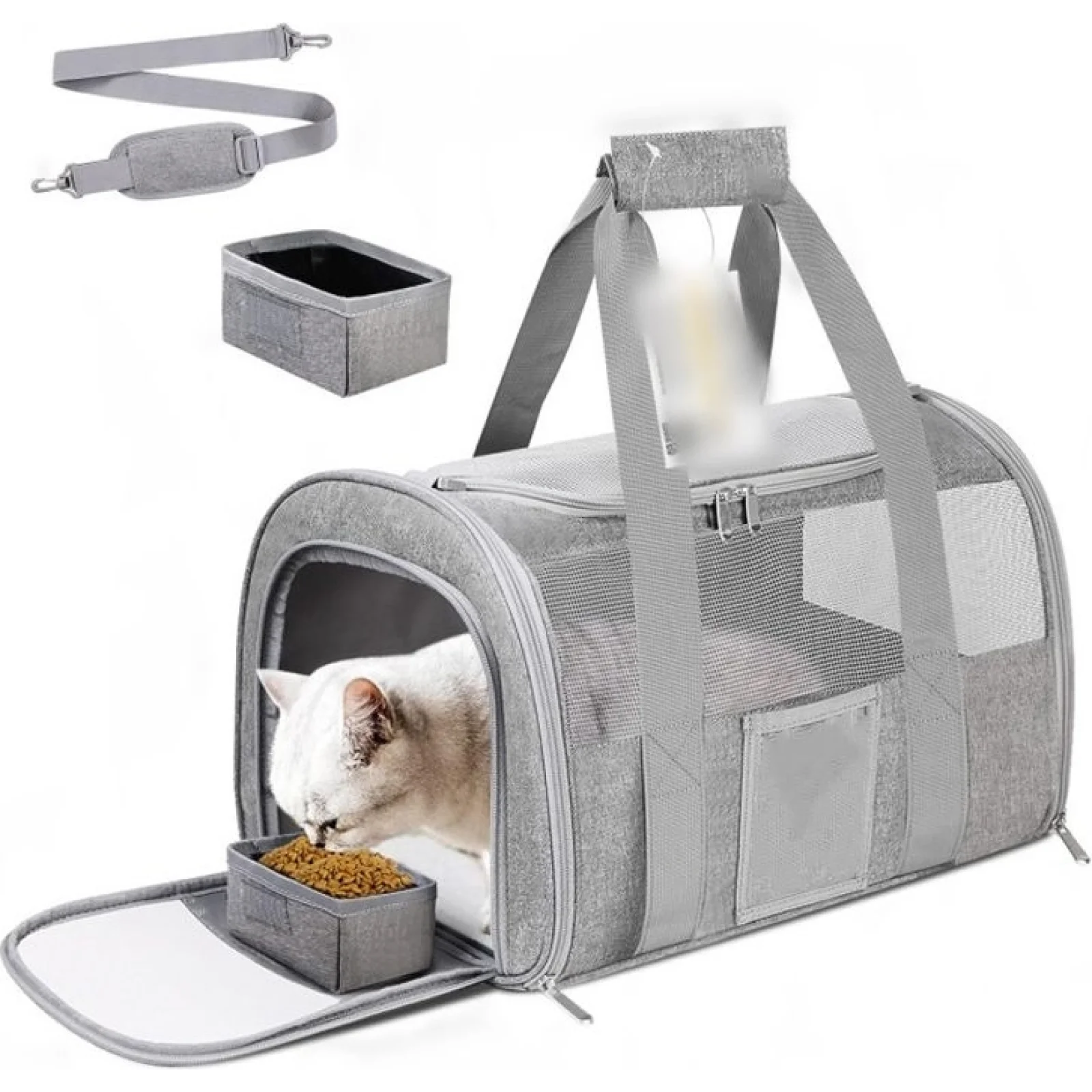 Переноска NN Pet Outdoor Travel Cat Carrier Bag Grey (APJ039)