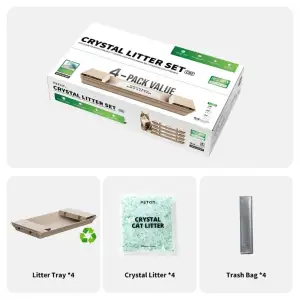Наповнювач PETKIT для PUROBOT CRYSTAL DUO Fresh Green (сет 4 шт) C02 UA