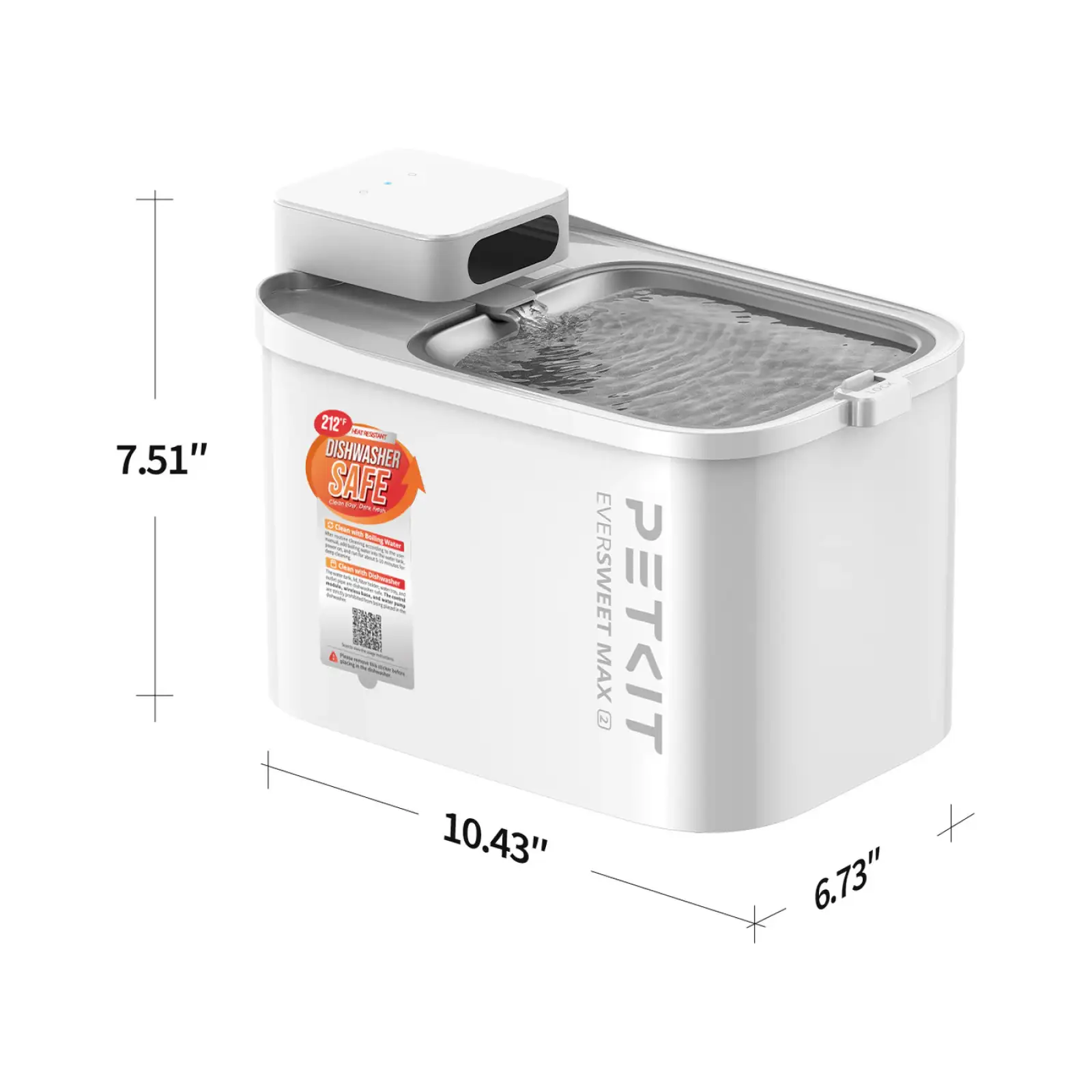 Поилка PETKIT Eversweet MAX 2 White P4116 (UVC) (P4116 UVC) UA