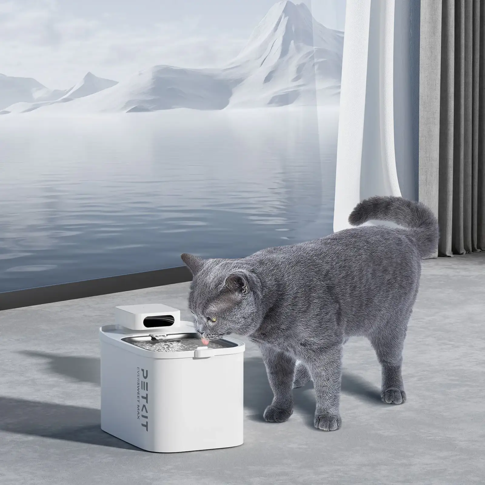 Поїлка PETKIT Eversweet MAX Smart Pet Drinking Fountain White P4115 (UVC) UA