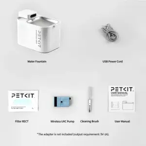 Поїлка PETKIT Eversweet MAX Smart Pet Drinking Fountain White P4115 (UVC) UA
