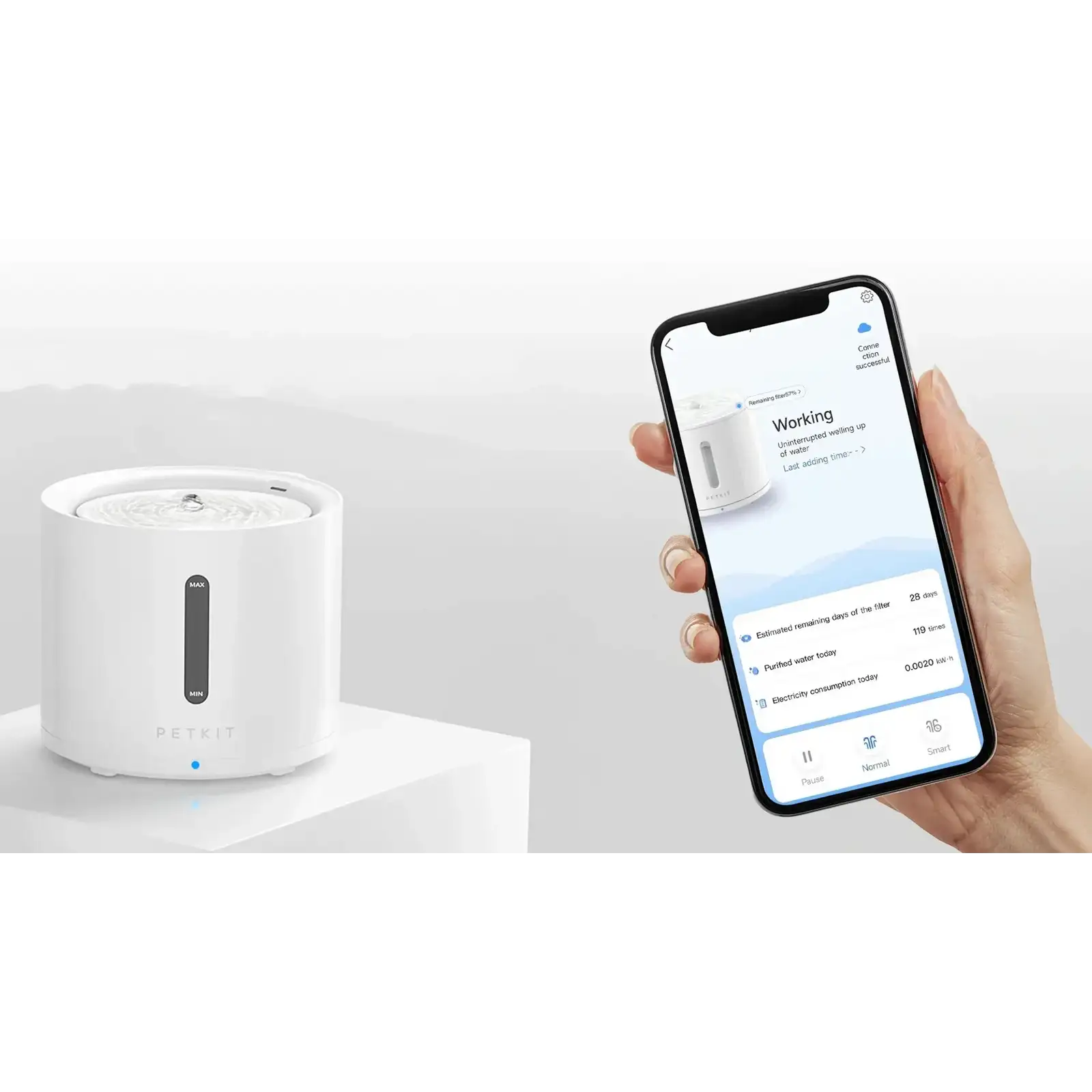 Поилка PETKIT Eversweet SOLO 2 Smart Pet Drinking Fountain White P4114 UA