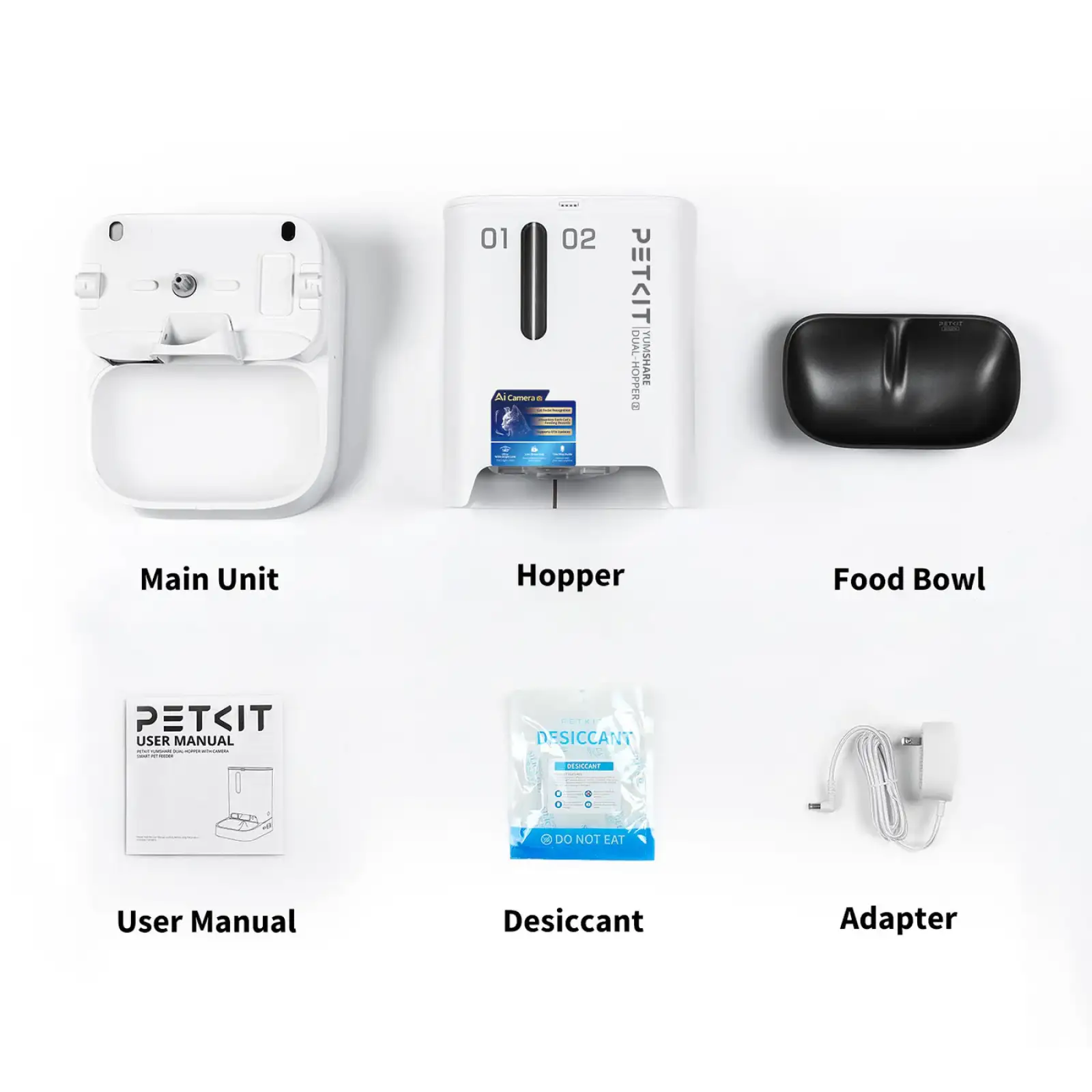 Смарт кормушка PETKIT YUMSHARE DUAL-HOPPER 2 with Cam P592 UA