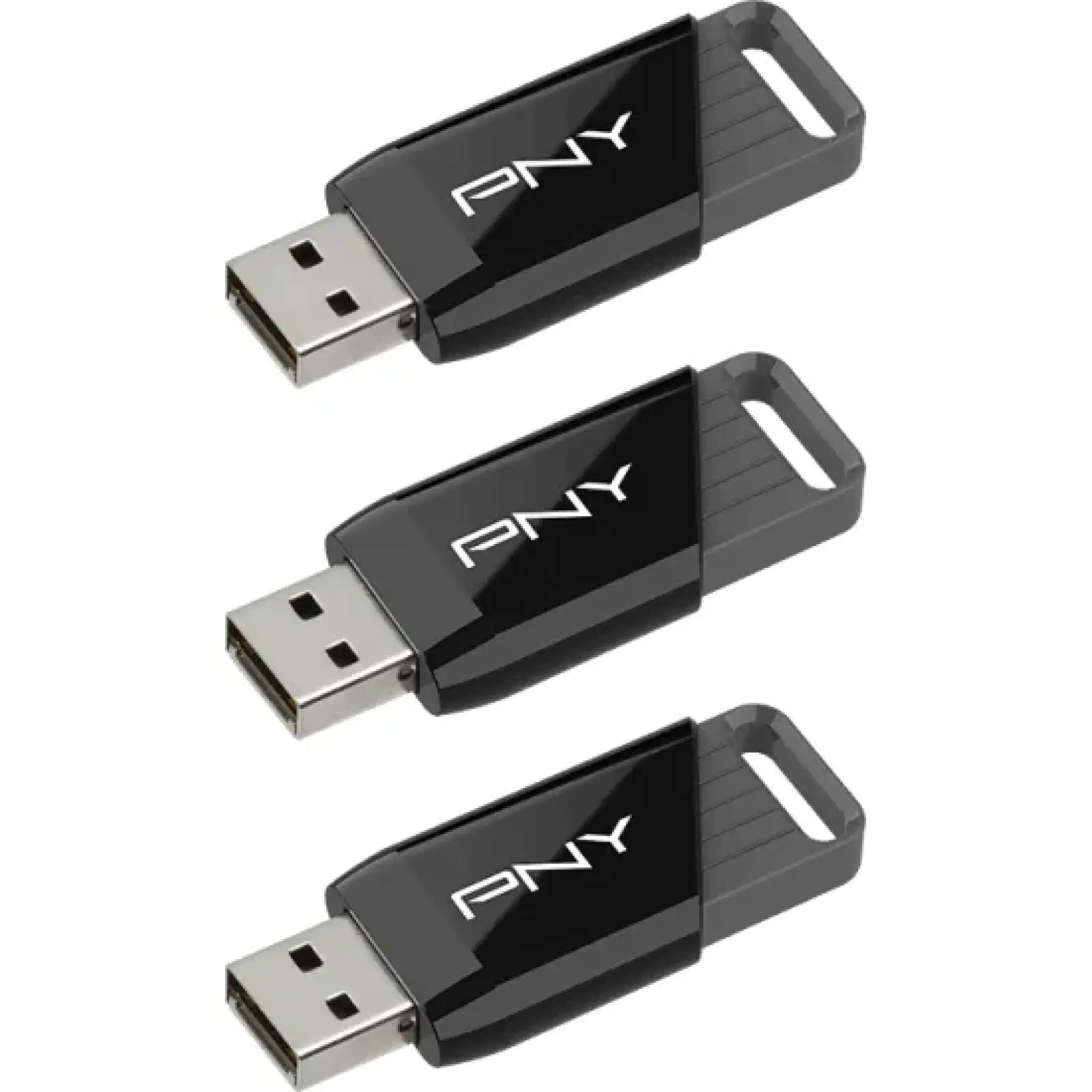 USB накопичувач PNY 128 GB Attache X (3 piece) (P-FD128X3ATTX-GE)