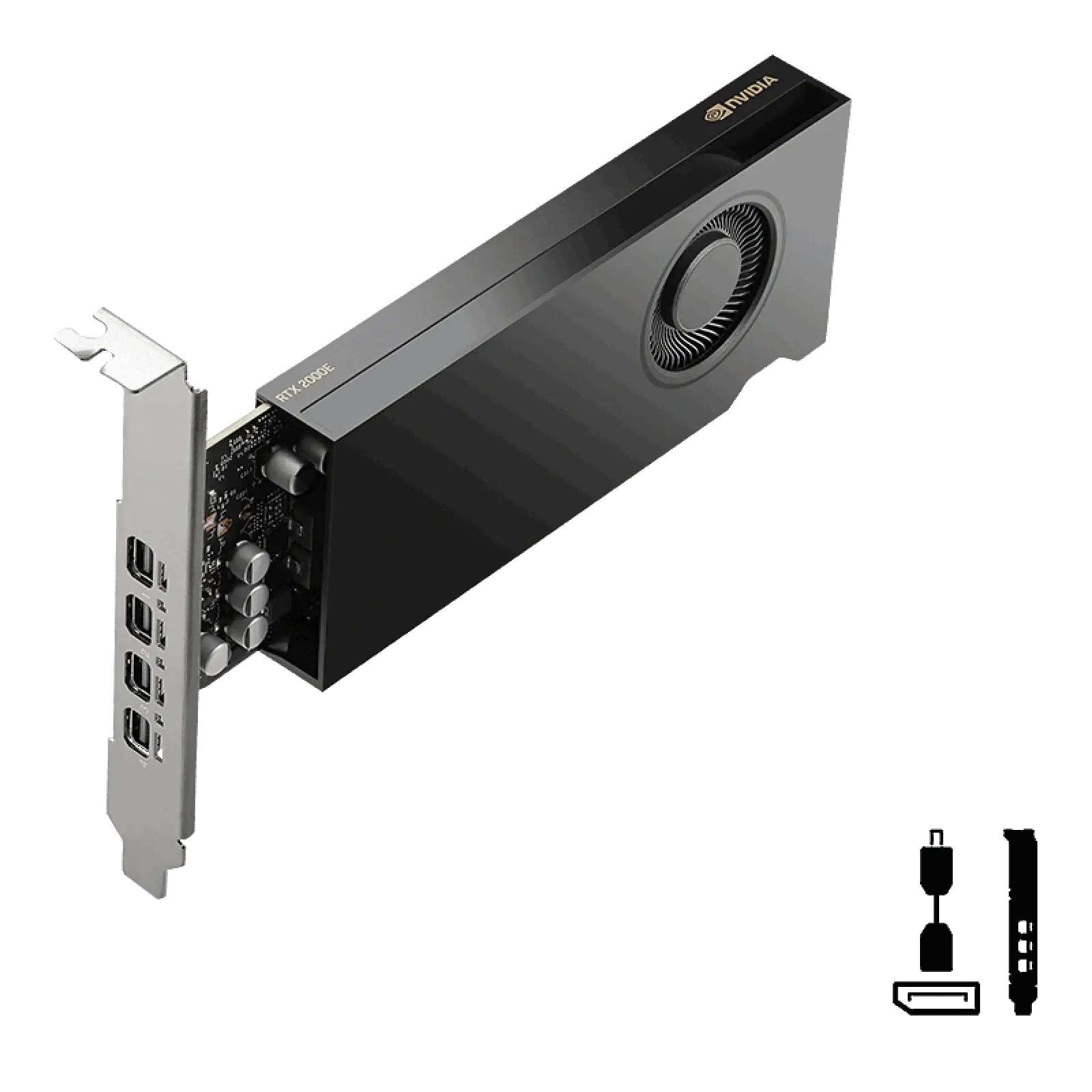 Відеокарта PNY NVIDIA RTX 2000E Ada Gen LP OEM (VCNRTX2000EADA-SB) UA