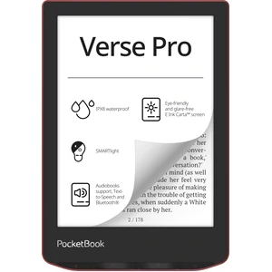 Электронная книга PocketBook 634 Verse Pro Passion Red (PB634-3-CIS, PB634-3-WW)