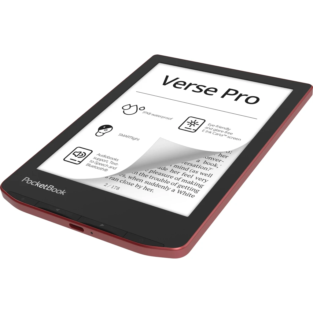 Електронна книга PocketBook 634 Verse Pro Passion Red (PB634-3-CIS, PB634-3-WW)