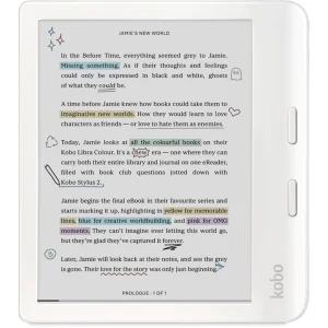 Електронна книга Kobo Libra Colour White (N428-KU-WH-K-CK)